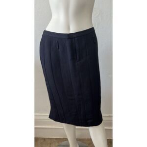 Undercover Jun Takashi navy blue Pencil skirt sz 2 classic business quiet luxury